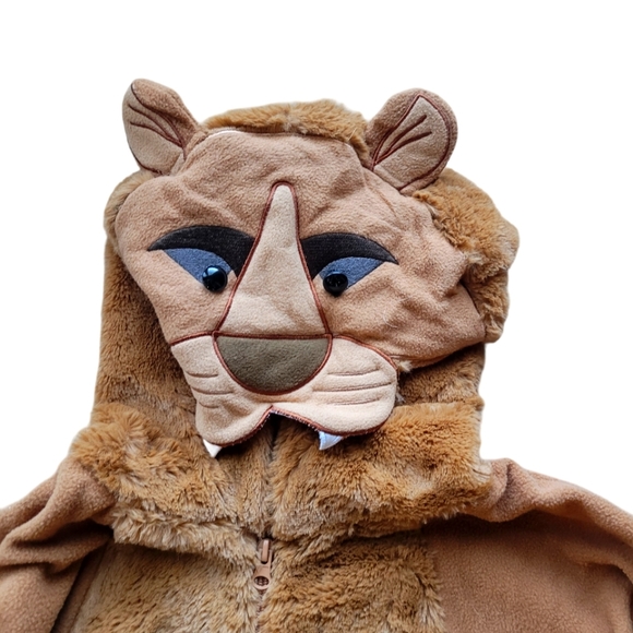unbranded Other - Lion Lioness Womens Large/XL Fleece 1 Piece Halloween Costume Spirit Furry